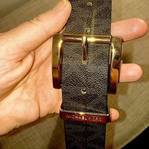Michael Kors Belt Size Large, brown belt